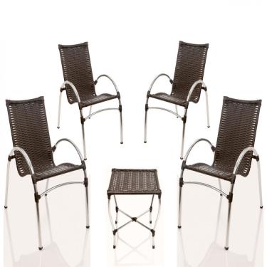 Imagem de Conjunto Poltronas Para Varanda Edícula Jardim Pedra Ferro