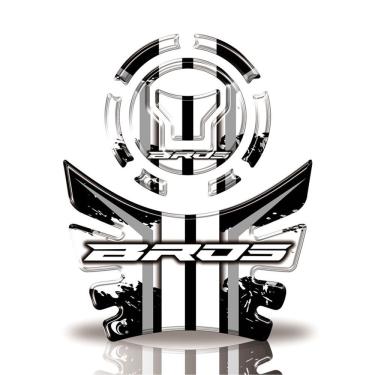 Imagem de Kit Protetor Tanque E Bocal Moto Honda Acima 2018 Bros 160 Preto 2020 Preto