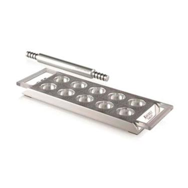 Imagem de Molde Para Ravioli Marcato 11502104 Em Alumínio - 35 Cm Prata
