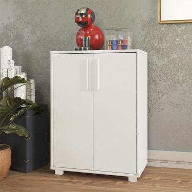 Imagem de Armário 2 Portas 2 Prateleiras Mdp 15mm Branco