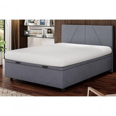 Imagem de Base Cama Box Baú Casal Linho Skybox Cinza