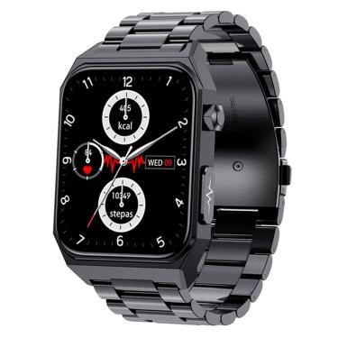 Imagem de Relógio Inteligente North Edge 1,9 Polegadas Ecg+ppg Monitor Saúde Preto Metal