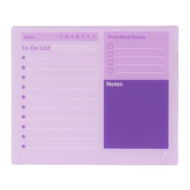 Imagem de Calendário de Mesa de Acrílico, Prova de Crack e Reutilizável para Fazer a Lista de Programas da Placa Diária Planner Board for Office Home School With Stand (Aqur2020dpg6x7y8mk-14)