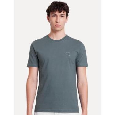 Imagem de Camiseta Aramis Masculina Estampa Costas Gradiente Cinza Escuro-Masculino