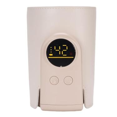 Imagem de Aquecedor de mamadeira portátil, recarregável, 6 marchas, aquecedor rápido de leite para bebê, desligamento automático para viagens