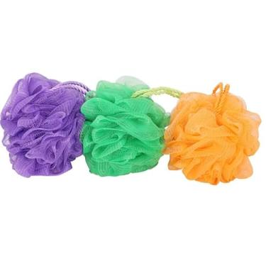 Imagem de Esponja de Banho Bucha em Nylon Com Cordinha Esfoliação(3)