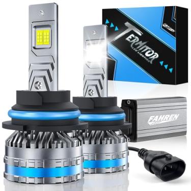Imagem de FAHREN Lâmpadas De Farol Neblina 9007/Hb5, 120 W, 32.000 Lúmens, Iluminação Brilhante, Branco Frio 6500 K, À Prova D'Água Ip68, Instalação Rápida, Pacote Com 2