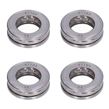 Imagem de Rolamentos Axiais de Esferas Em Miniatura Akozon 10 Peças, Série Ultraleve, Desempenho Suave para Projetos DIY e Robótica - Perfeito para Necessidades de Engenharia de Precisão