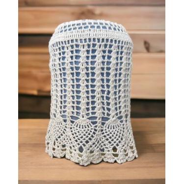 Imagem de Capa Para Galão De Água 20l 46 x 38cm Crochê Artesanal - Maria Croche 