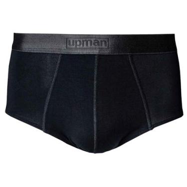 Imagem de Cueca Upman Slip em Fibra de Bambu - 160B1, Preto, GG
