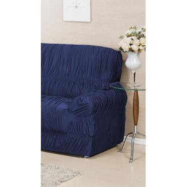 Imagem de jogo de capa de sofa 2 e 3 lugares c/ elasticos malha gel Marrom - THE