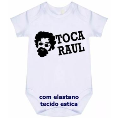Imagem de body bebê toca raul cód 1001 - nick aloha, Branco, M