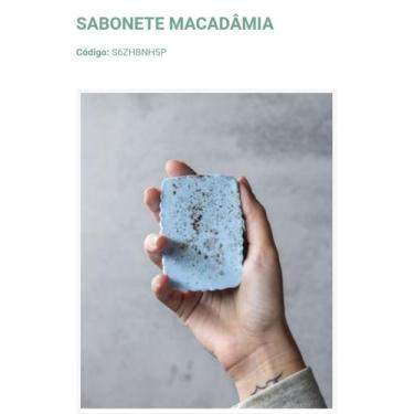 Imagem de Sabonete Vegano de Macadâmia - Saboaria Aroma do Bem