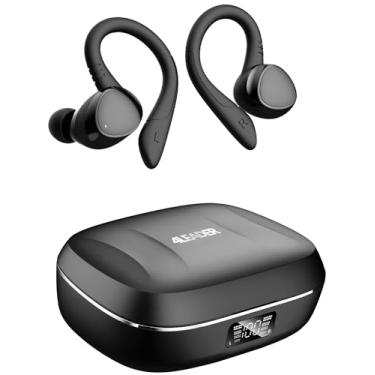 Imagem de Fone de Ouvido Bluetooth com Microfone e Cancelamento de Ruído Ativo - 4Leader, à Prova D'água e com até 20 Horas de Reprodução - Melhor Escolha para Esportes e Atividades ao Ar Livre - Preto