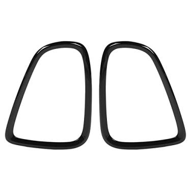 Imagem de Mbeysaq Conjunto de capa surround de anel de luz traseira traseira 51132296296/2967 para R56 R57 R58 R59 - Bisel de acabamento preto de substituição