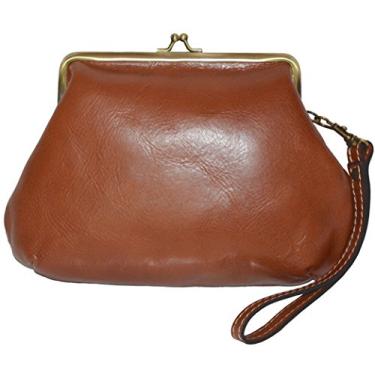 Imagem de Carteira de pulso com moldura de couro Savena Patricia Nash Designs Patricia Nash Tooled, marrom