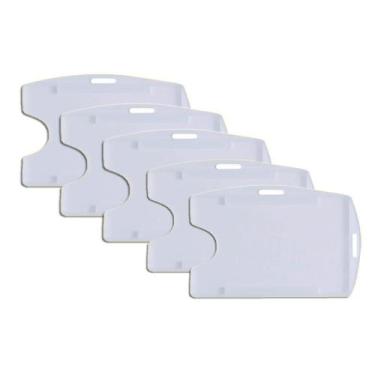 Imagem de Protetor Para Crachá Rígido M3 Transparente Kit 5 - Redomma