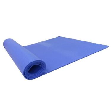 Imagem de Tapete yoga 0,61 x 1,73cm liso - Niazitex, Azul