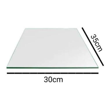 Imagem de Vidro Expositor Balcão Vitrine Para Loja 35x30 4mm - Nacional