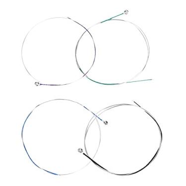 Imagem de RiToEasysports 4/4 Strings de Violino Conjunto de Violinos de Conjunto de Cordas de Premium Sill Core Prata Ferida de 22 Polegadas de Comprimento para Em Tamanho Real Com Completo de Cordas e Dg