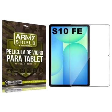 Imagem de Película de Vidro 3D Para Tablet Galaxy Tab S10 Fe 10,9 - Armyshield