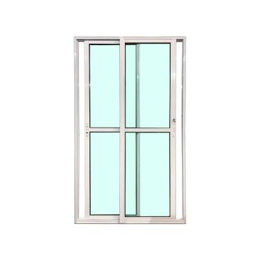 Imagem de Porta Balcão 2 Folhas Vidro 210x120 Branco Linha 25