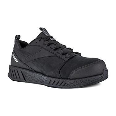 Imagem de Reebok Work Fusion Formidable Safety Toe Tênis de trabalho masculino atlético industrial e de construção, Preto, 8.5 Wide
