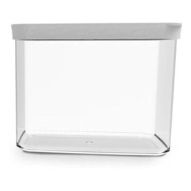 Imagem de Potes Herméticos Para Mantimentos Acrílico 150 4000ml - Helsim, Branco