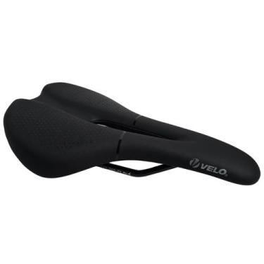 Imagem de Selim Bike Velo VL-1C22 Mtb Speed Gravel 255x145mm Vazado, Preto