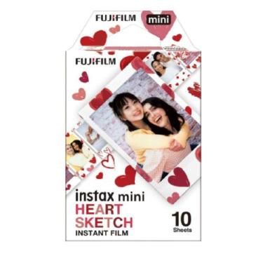 Imagem de Filme Instax Mini Heart Sketch - 1 CX - FujiFilm
