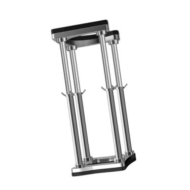 Imagem de predolo Suporte de pia embutido, pernas de pia, ajustável, resistente, estável, sem furadeira, para cozinha, banheiro, fazenda, suporte para pia, 28cm a 38cm