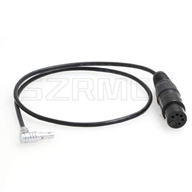 Imagem de Cabo de entrada de áudio SZRMCC XLR 5 pinos fêmea para 00B 5 pinos para câmera Arri Alexa Mini e Z CAM E2, 1m, Right Angle