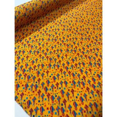 Imagem de 3M tecido chita, chitão 100% poliéster ou (3,00m x 1,50m ) - Impacto t