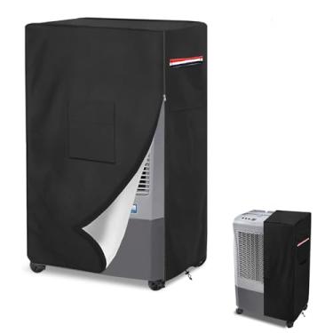 Imagem de AIickwang Capa de resfriamento evaporativo para resfriador evaporativo Hessaire MC26A, resistente ao ar livre, 600D, impermeável, capa de refrigerador de pântano, 53 cm C x 38 cm (L x L x A), preto