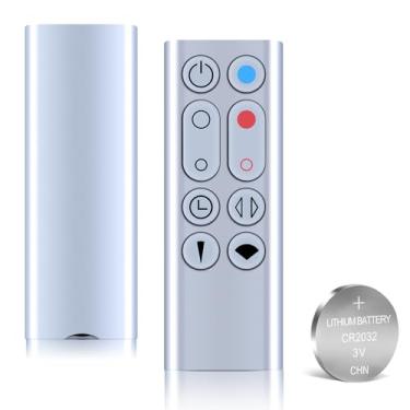 Imagem de WDZP Novo controle remoto de substituição adequado para aquecedor purificador de ventilador Dyson Pure Hot+Cool HP00 HP01 (apenas para prata, com bateria)