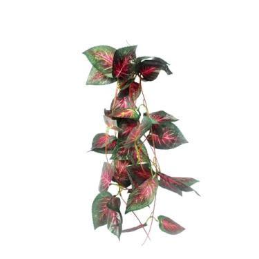 Imagem de NOMOYPET NFF-85 PLANTA ARTIFICIAL PARA TERRÁRIO COLEUS VERMELHO