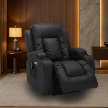 Imagem de Poltrona do Papai Elétrica Reclinável com Massagem Aquecimento Miami e
