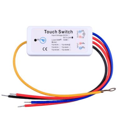 Imagem de Interruptor de toque DC 6-12V On/OFF para lâmpada de fonte de luz LED