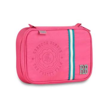 Imagem de Estojo Rebecca Bonbon Box Escolar Com 36 Elásticos Juvenil, Rosa