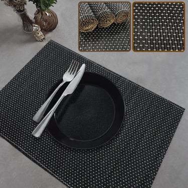 Imagem de 8 Jogo Americano Esteira Bambu Natural Tocantins Pt 30X45