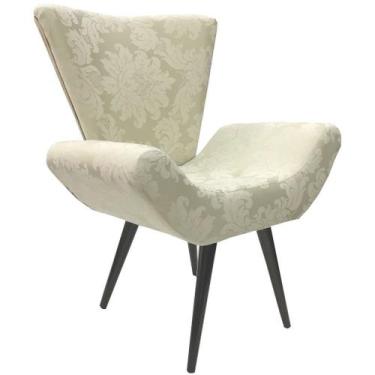 Imagem de Poltrona Decorativa Elegance 134 Bege Forte - Sua Casa Decor