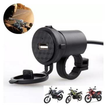 Imagem de Carregador USB para Moto mantenha seu Celular Sempre Carga - DSJ Varie