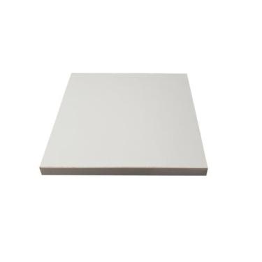 Imagem de TAMPA QUADRADA EM MDF BRANCO FILETADA 4 LADOS 485 X 485 (50x50) - Pare