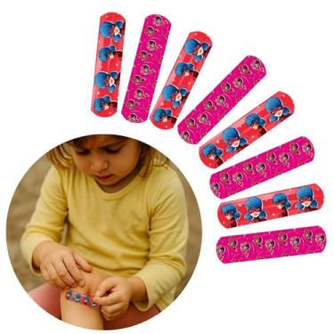 Imagem de Band-aid Infantil Ladybug Multi Saúde Kit 3 Caixinhas 8un (24 Total) R
