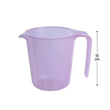 Imagem de Jarra Medidora de Plástico 500ml Graduada Rosa - Tudo em Caixa