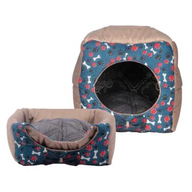 Imagem de Cama Iglu e Toca Para Cachorro Luxo Osso Color G