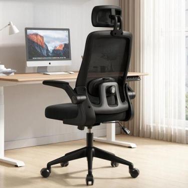 Imagem de Cadeira De Escritório Milão Blidshop Ergonômica Giratória Home Office 