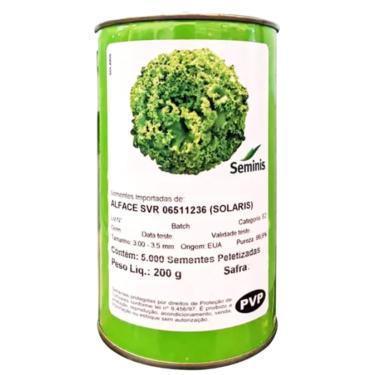 Imagem de Sementes De Alface Crespa Solaris Peletizada - Seminis (5.000 sementes)