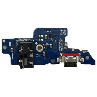 Imagem de SECRETIGER Substituição do conector Dock para Moto G 5G 2025 XT2513 Porta de carregamento Microfone/Antena/Placa de porta do carregador Cabo Flex
