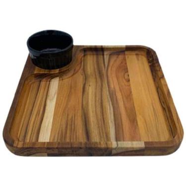 Imagem de Tábua Para Hamburguer Petisqueira Lanche Churrasco Madeira